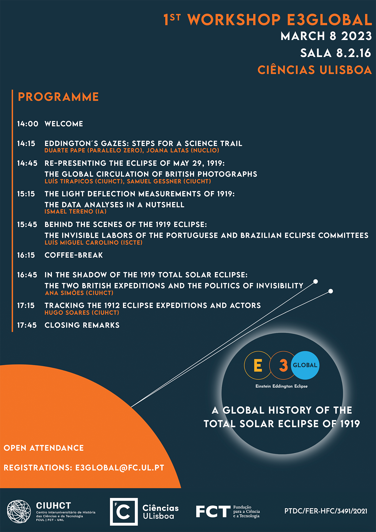 1st Workhop E3GLOBAL